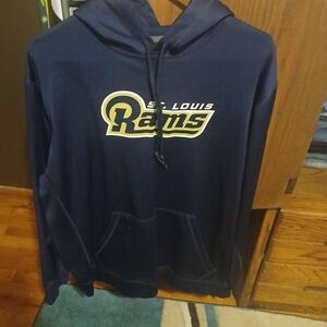 Nike Navy and Gold St. Louis Rams Sweatshirt